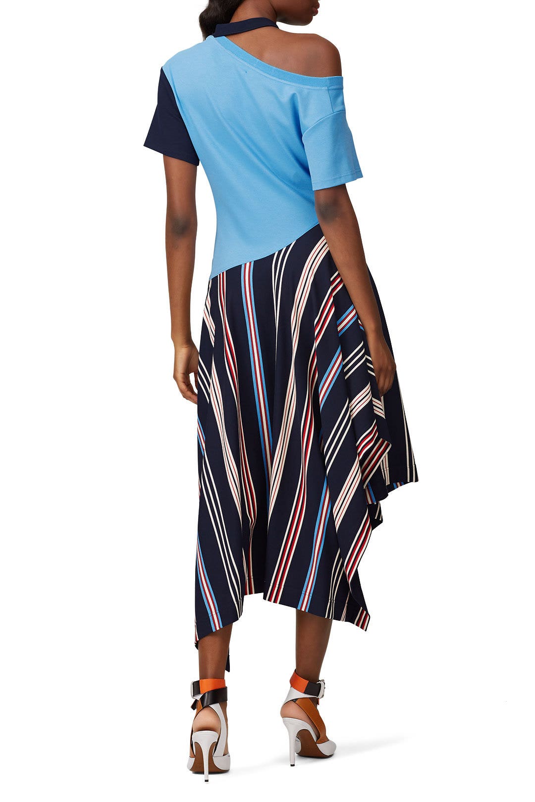 Deconstructed Jersey Tee Dress by Monse 1