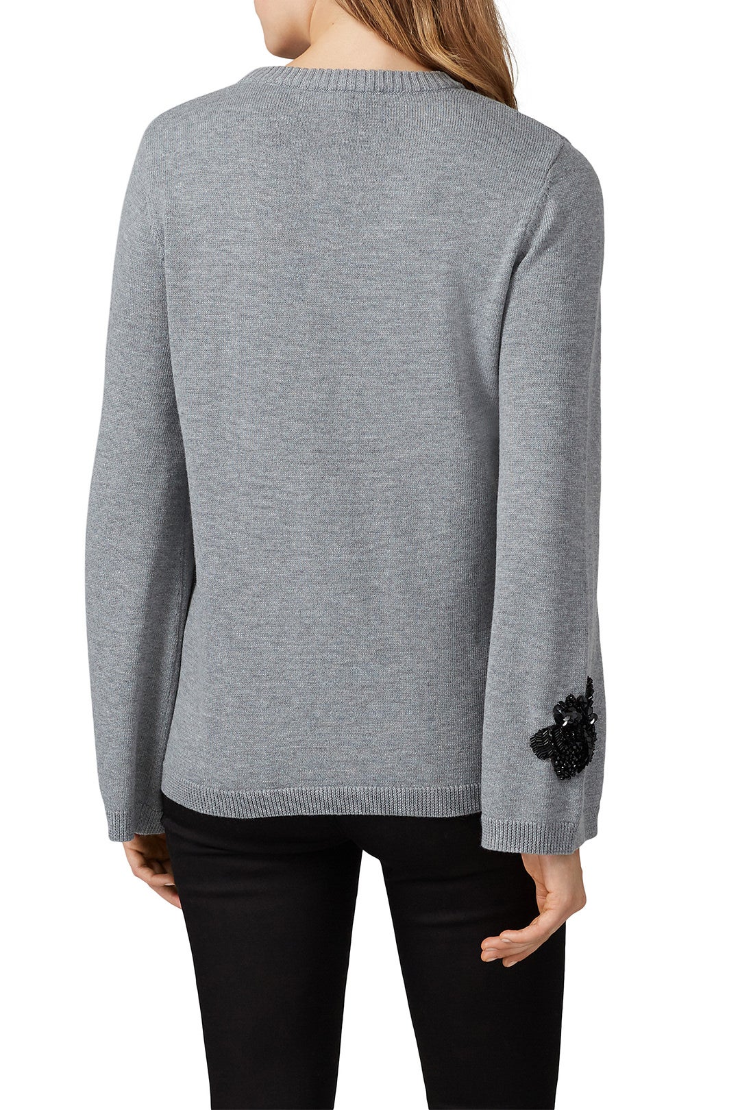 Grey Embellished Sweater by Prabal Gurung x RTR 2