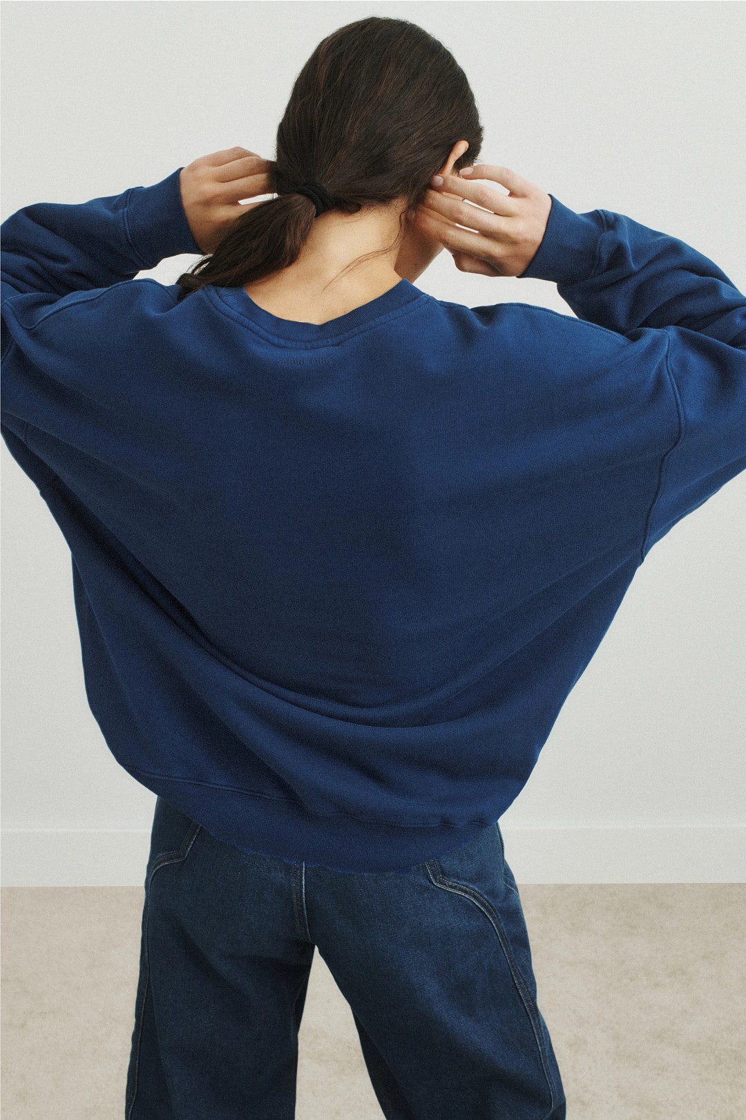 Miles Oversized Letterman Sweatshirt by Anine Bing 2