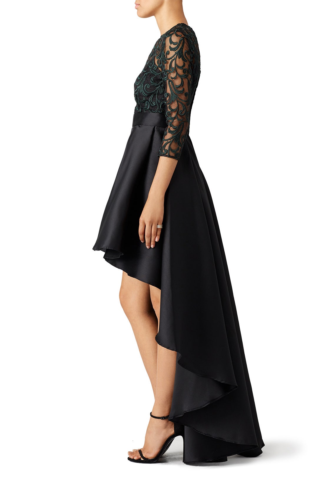 Green Ivy Lace Gown by Christian Pellizzari 2