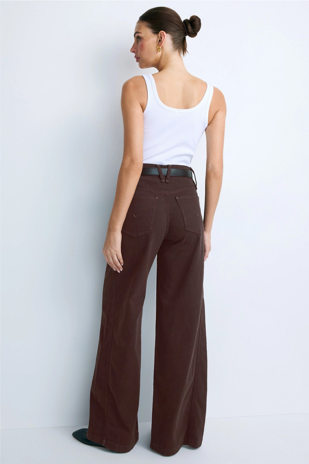 James High Rise Wide Leg Jeans by Hudson 2