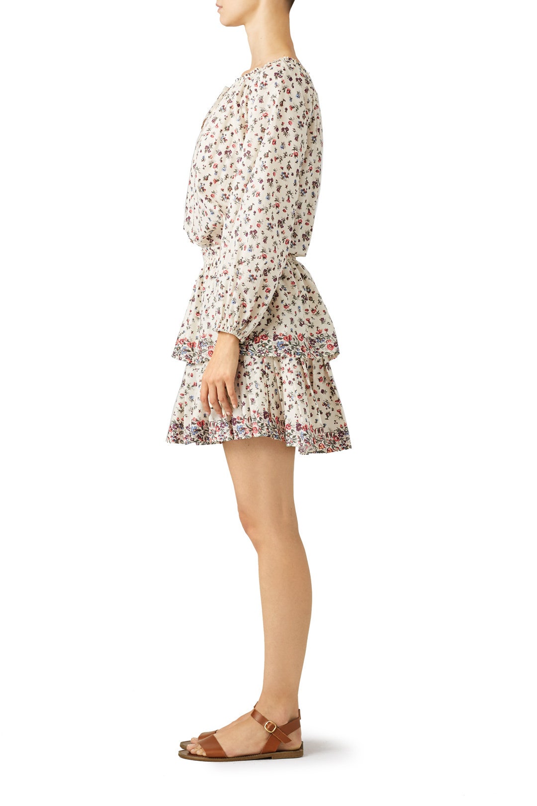 Cream Popover Dress by LoveShackFancy 2