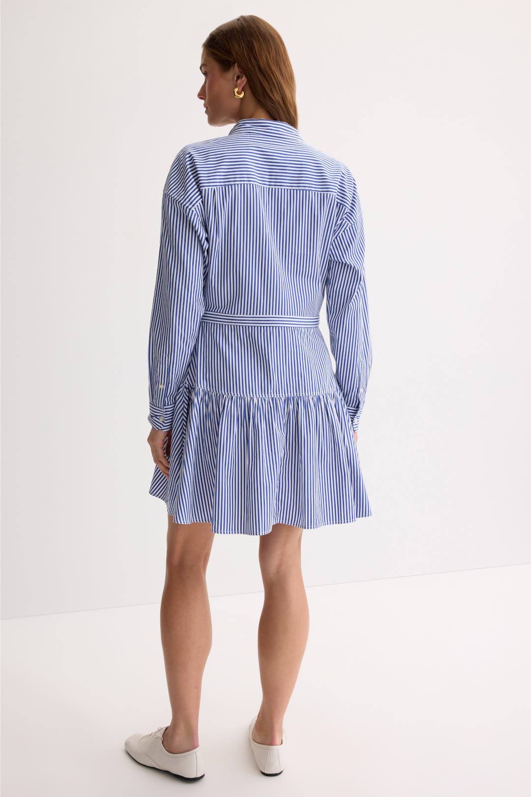 Blue Stripe Button Down Dress by Polo Ralph Lauren | Rent