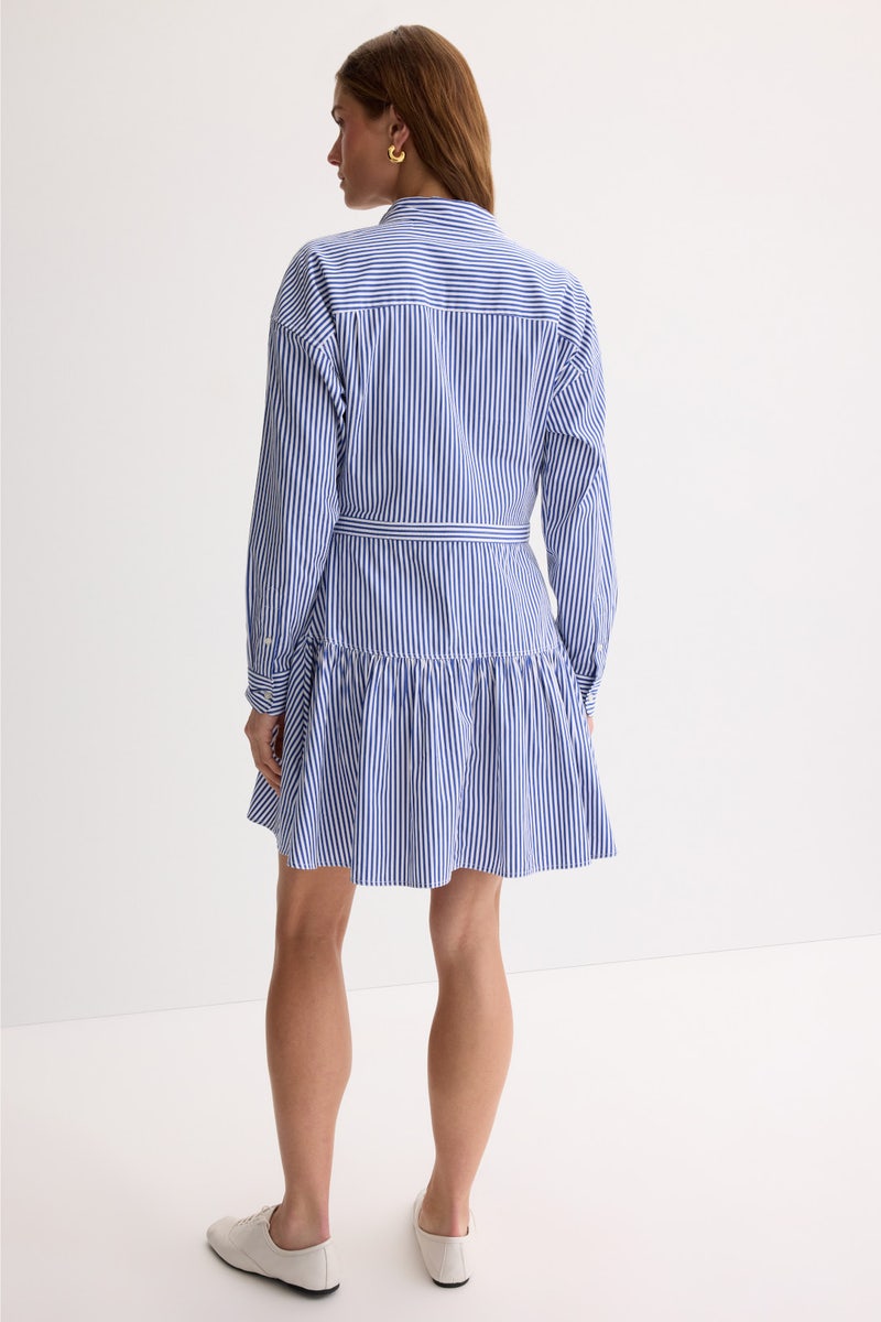 Blue Stripe Button Down Dress by Polo Ralph Lauren - Photo 2