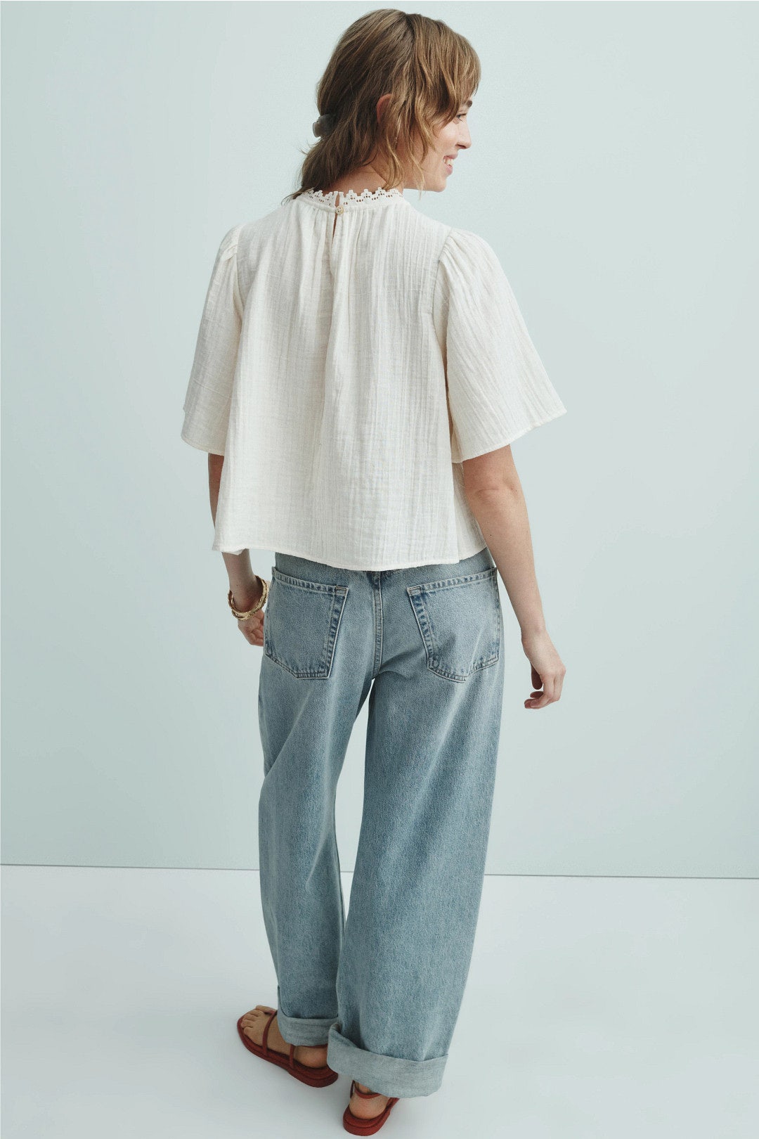 Lace Neck Top by Sea NY x RTR 1