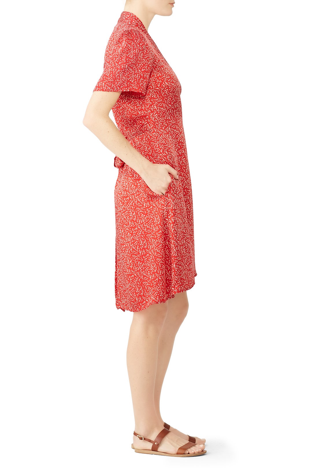 Dots Shiny Wrap Dress by byTiMo 1