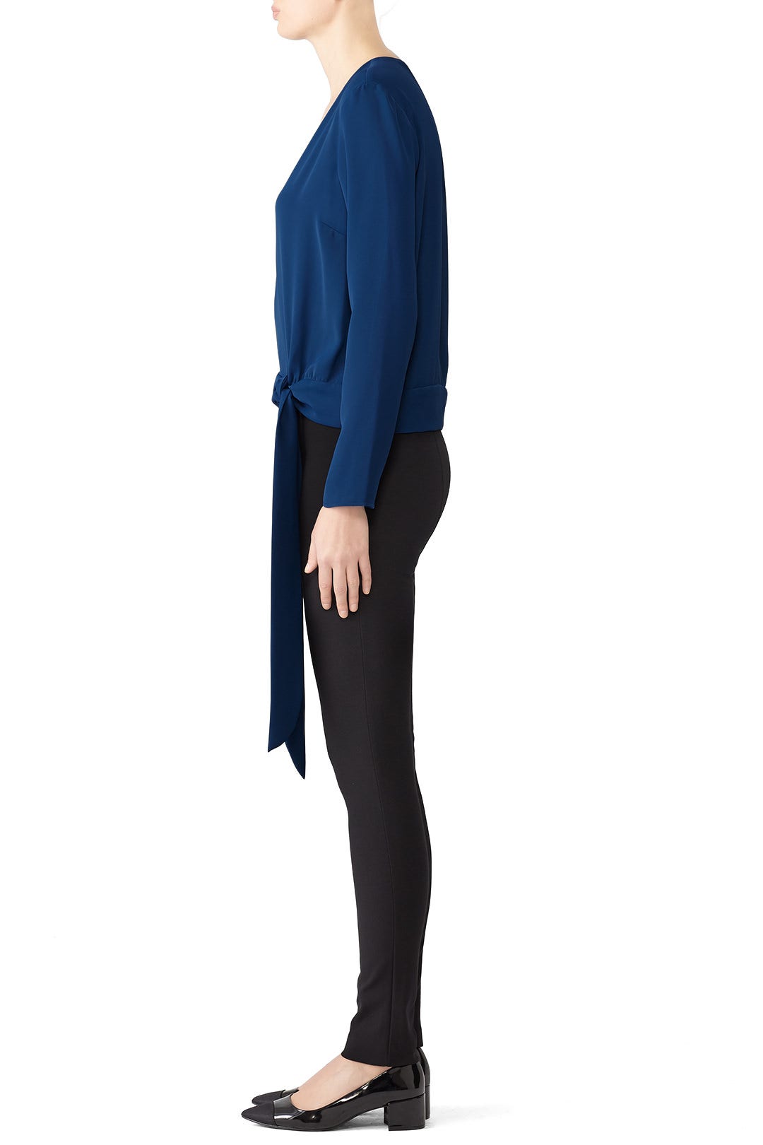 Navy Leila Top by Amanda Uprichard 1