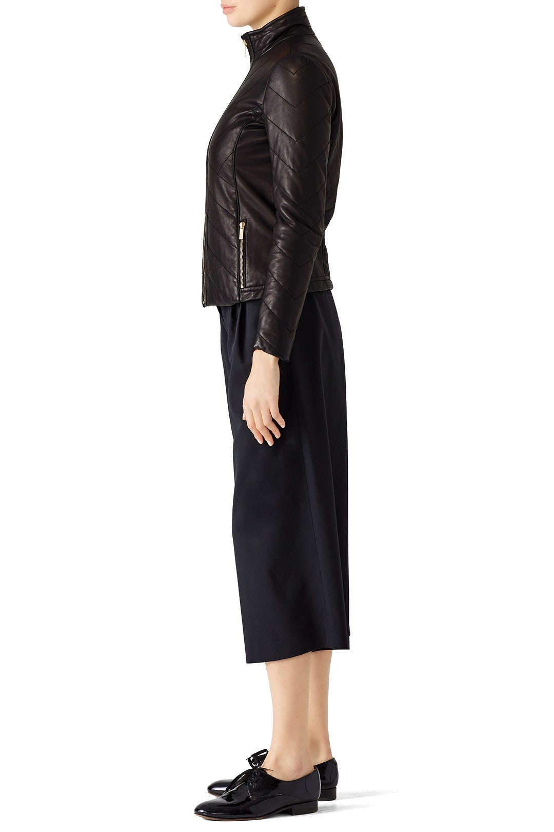 Eloise Leather Jacket by Badgley Mischka 2