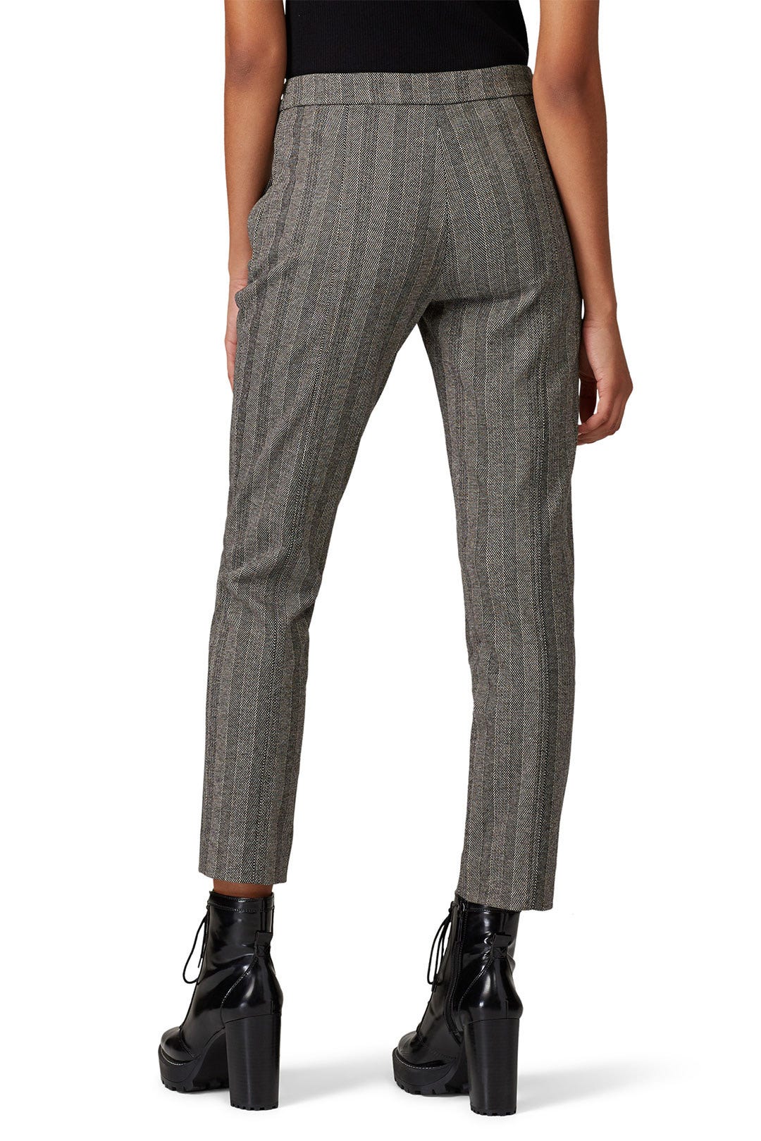 Grey Striped Trousers by Derek Lam 10 Crosby x RTR 2