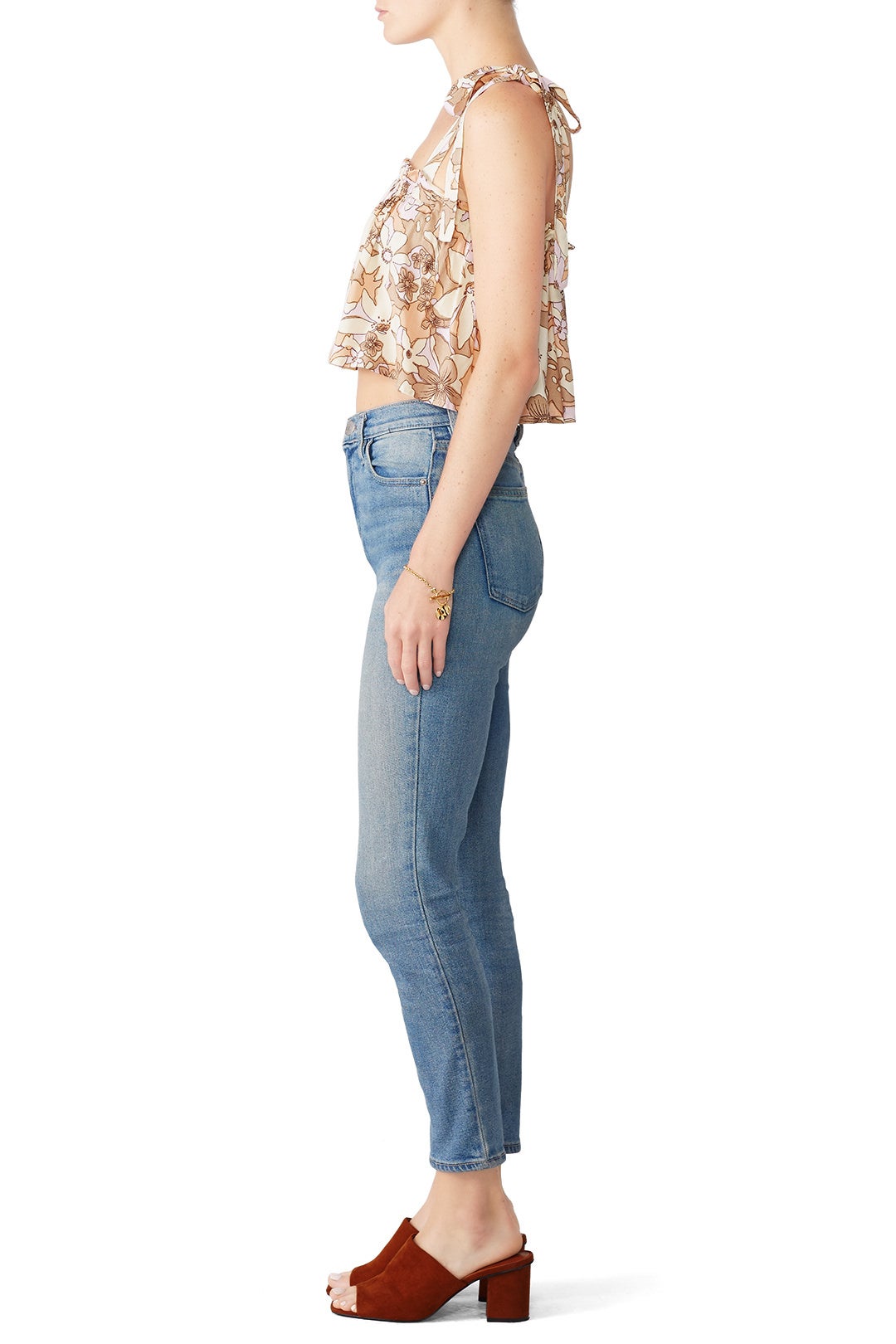 Renata Crop Tank Top by For Love and Lemons 1