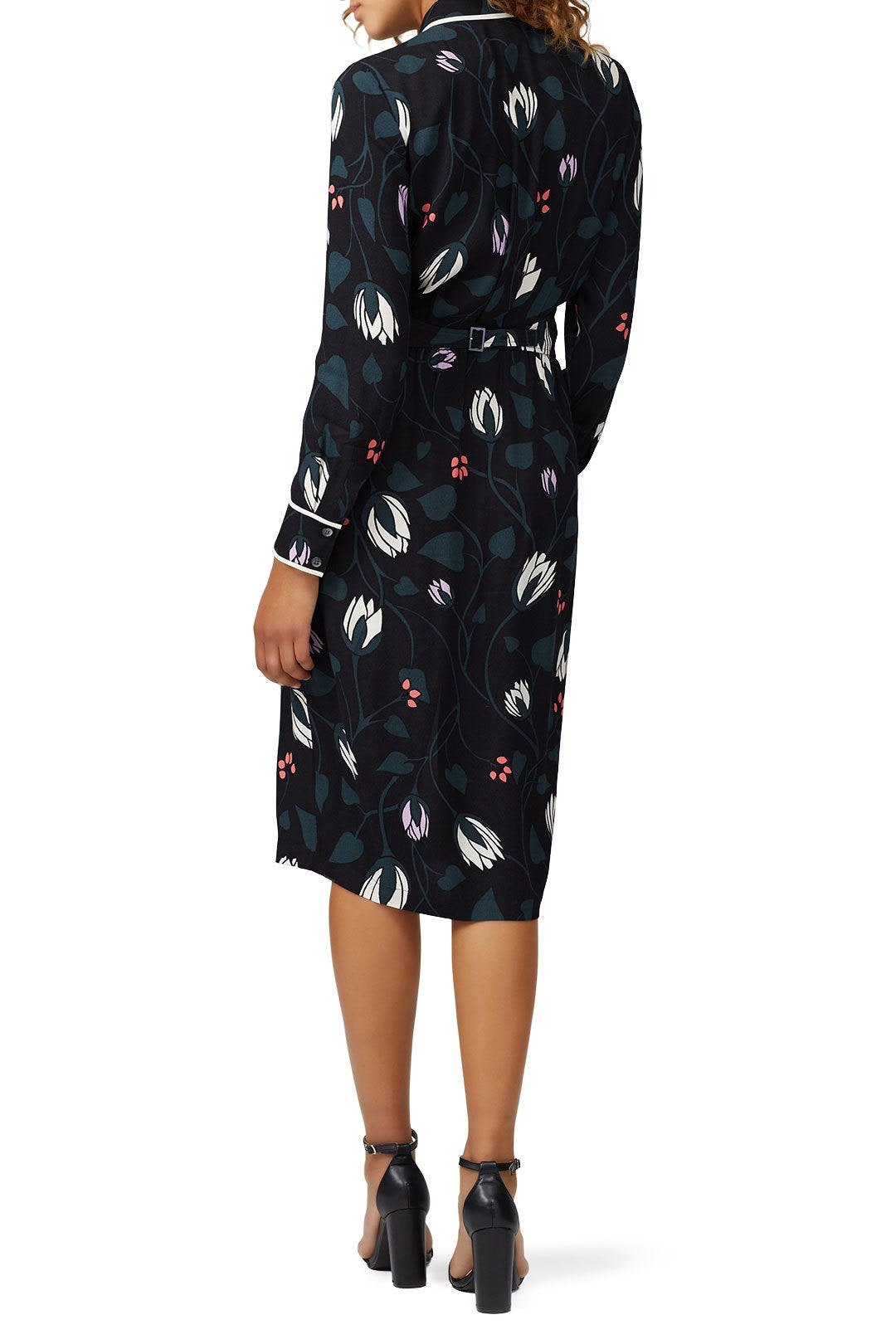 Deco Bloom Crepe Shirtdress by kate spade new york 1