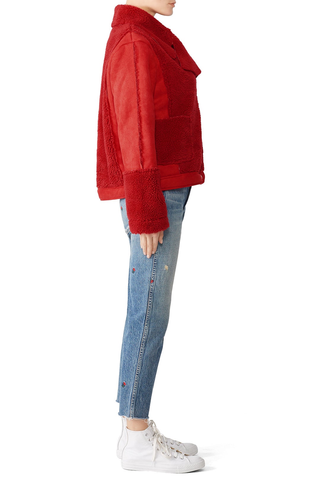 Alissa Faux Sherpa Jacket by MINKPINK 2