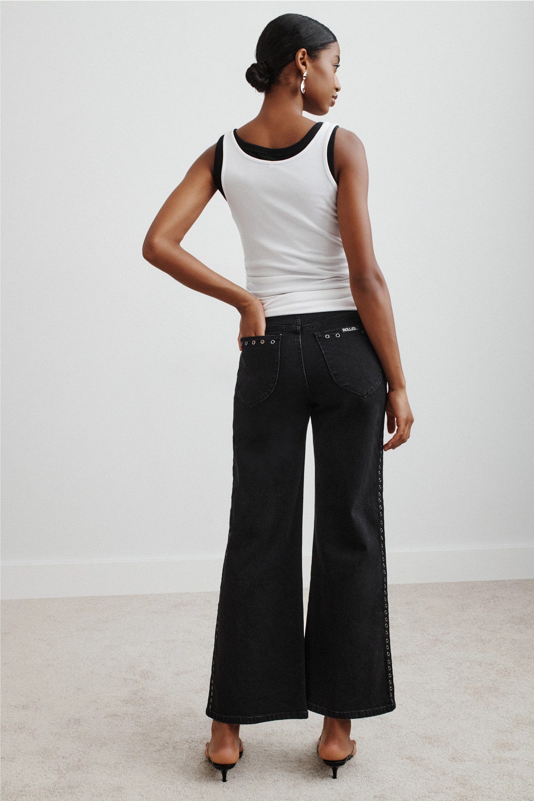 Sailor Scoop Eyelet Jeans by Rolla's 2