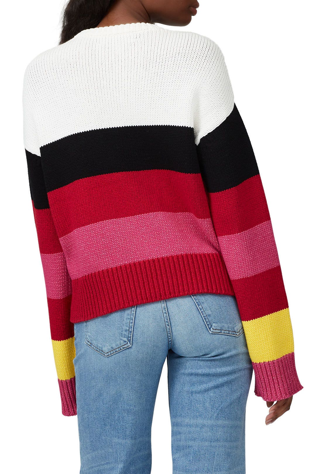Multi Stripe Chunky Sweater by Derek Lam 10 Crosby 1