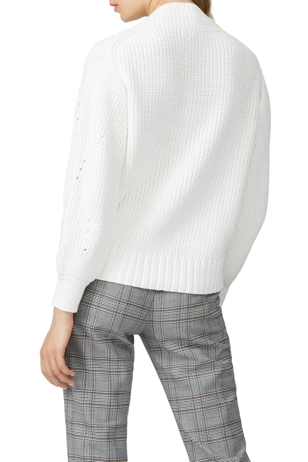 Pointelle Crew Neck Sweater by J.Crew 2