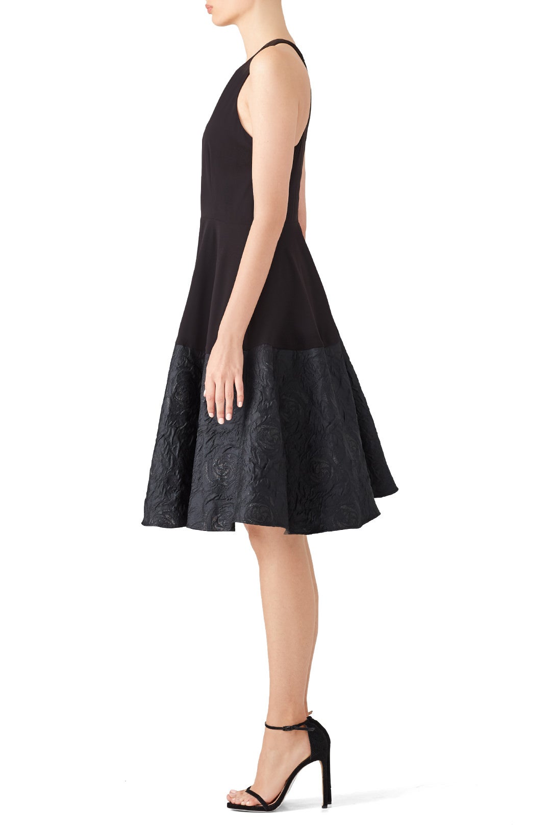 Black Sparkle Hem Dress by Slate & Willow 1