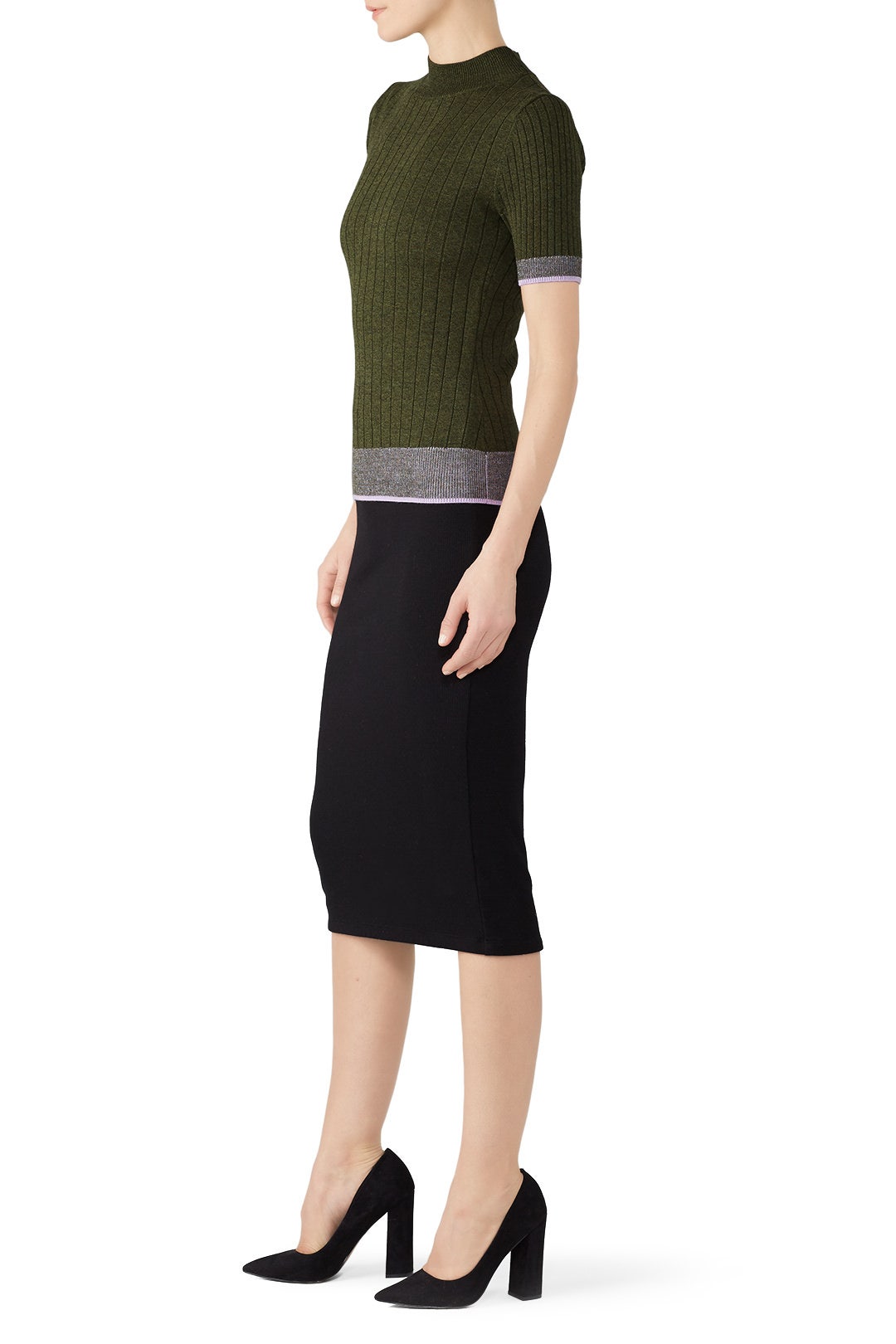 Contrast Trim Sweater by Tome 2
