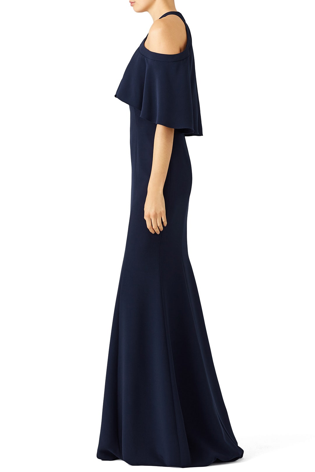 Navy Kayla Gown by Carmen Marc Valvo 1