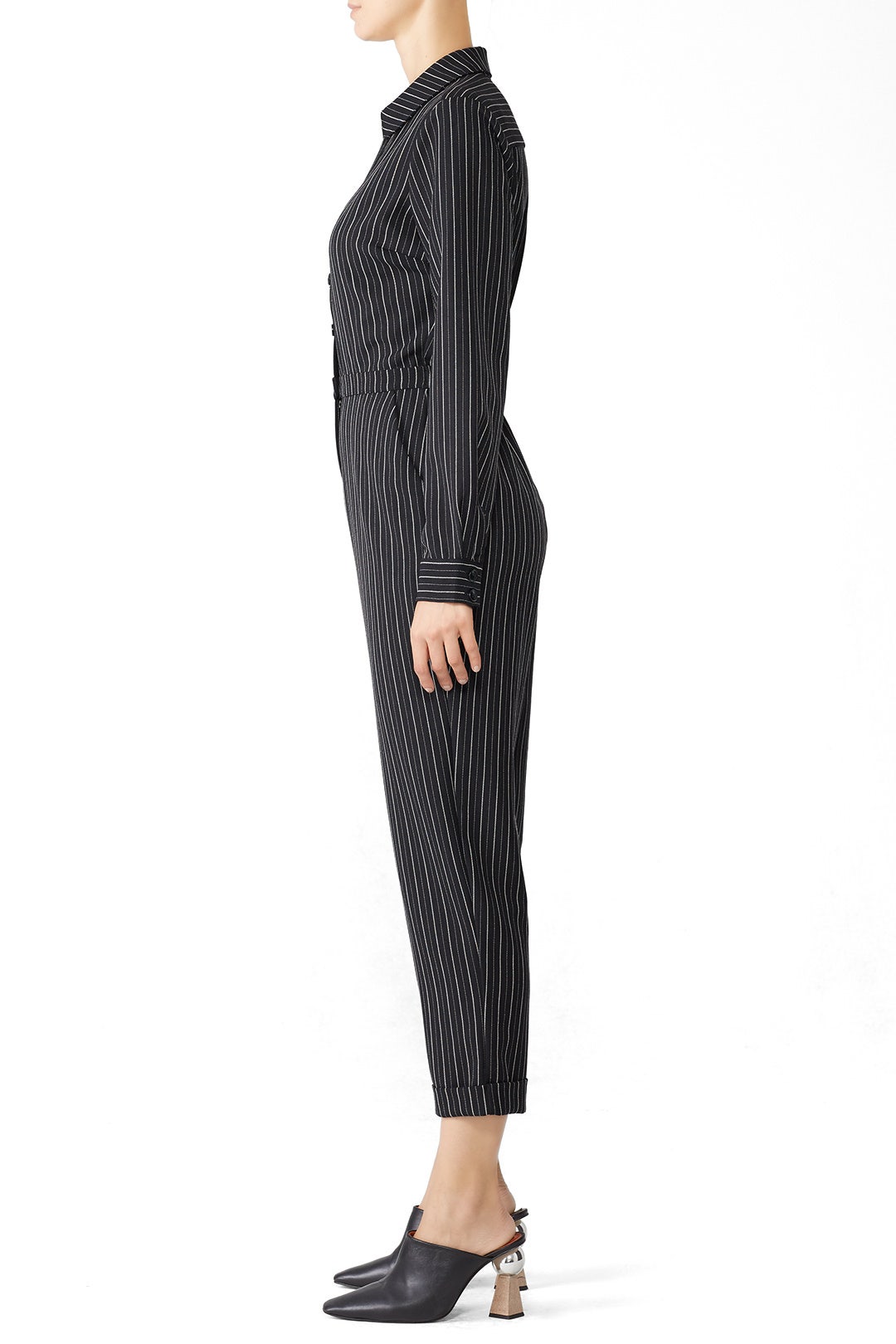 Anya Pinstripe Jumpsuit by Greylin 1
