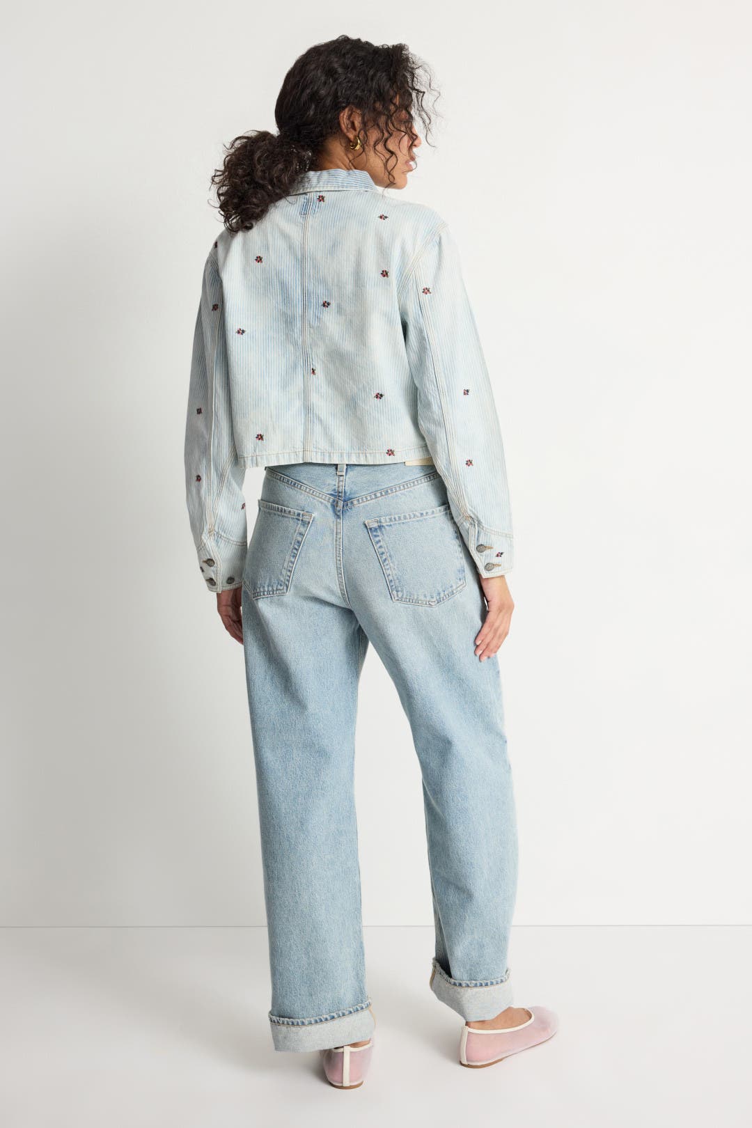 Linen Connor Cropped Chore Jacket | Madewell