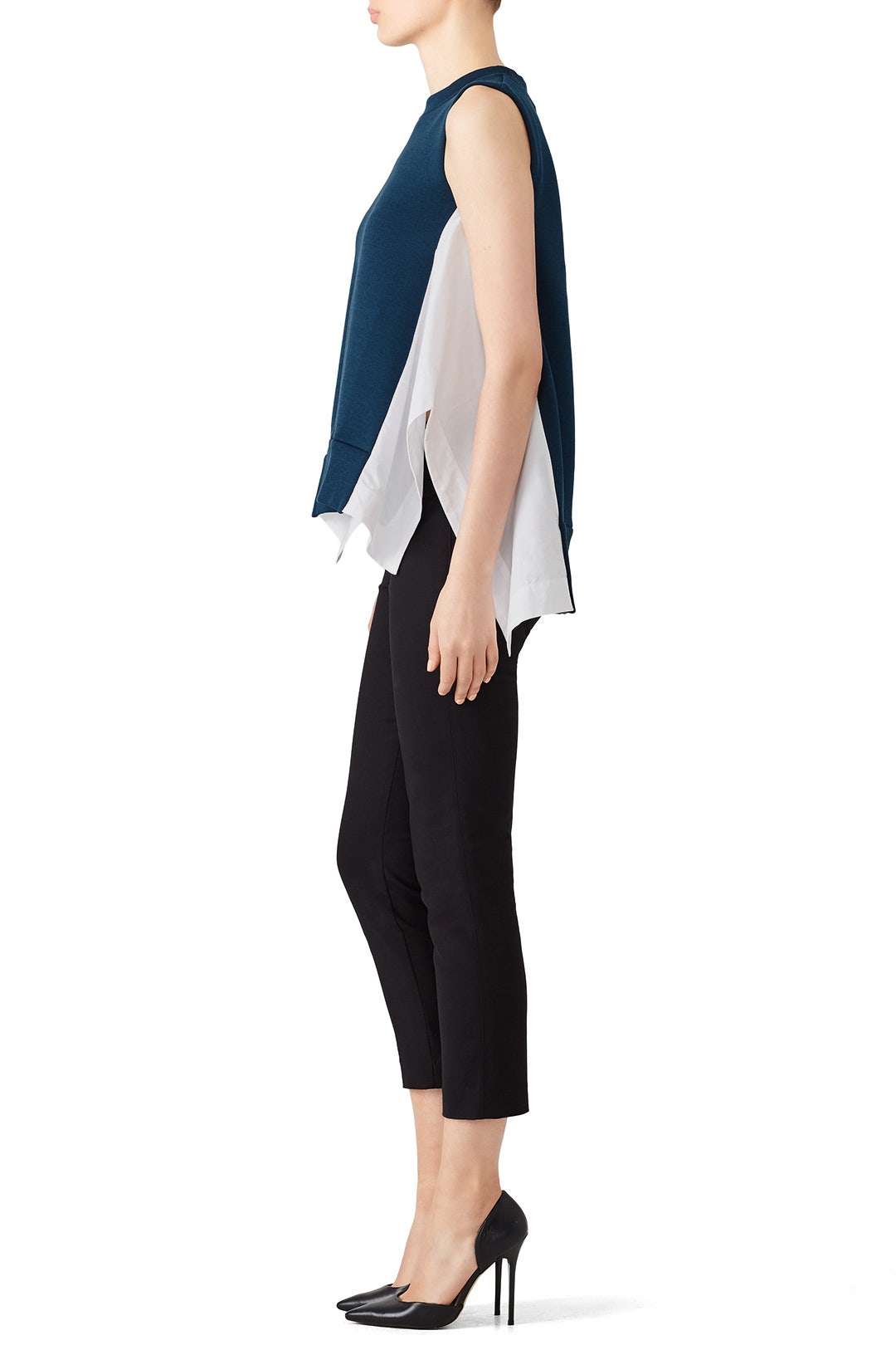 Marine Blue Combo Top by Marni 1