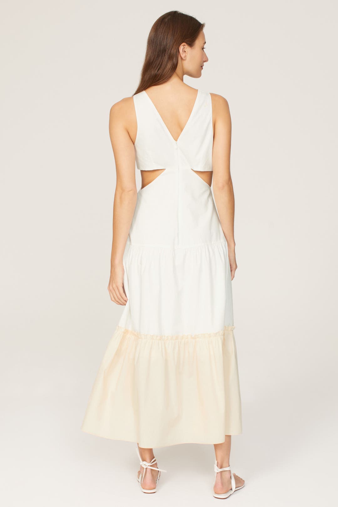 twist front flowy maxi dress Twist-Front Maxi Dress
