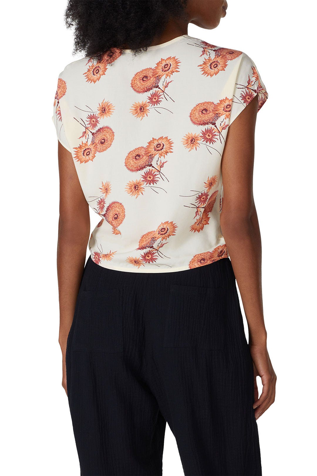 Twiggy Print Wrap Top by Madewell 1