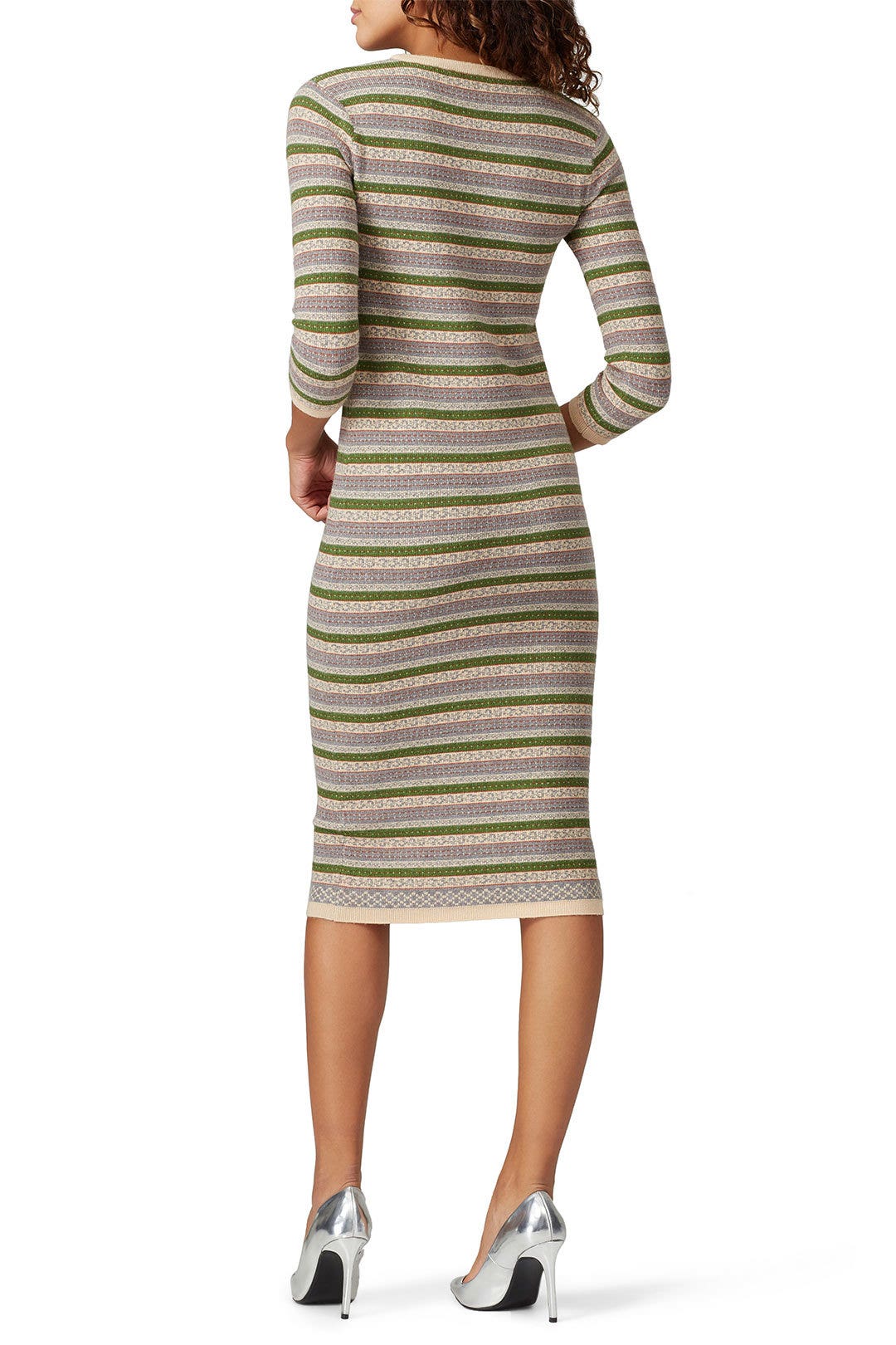 Novelty Stripe Sweater Dress by Sweet Baby Jamie 2