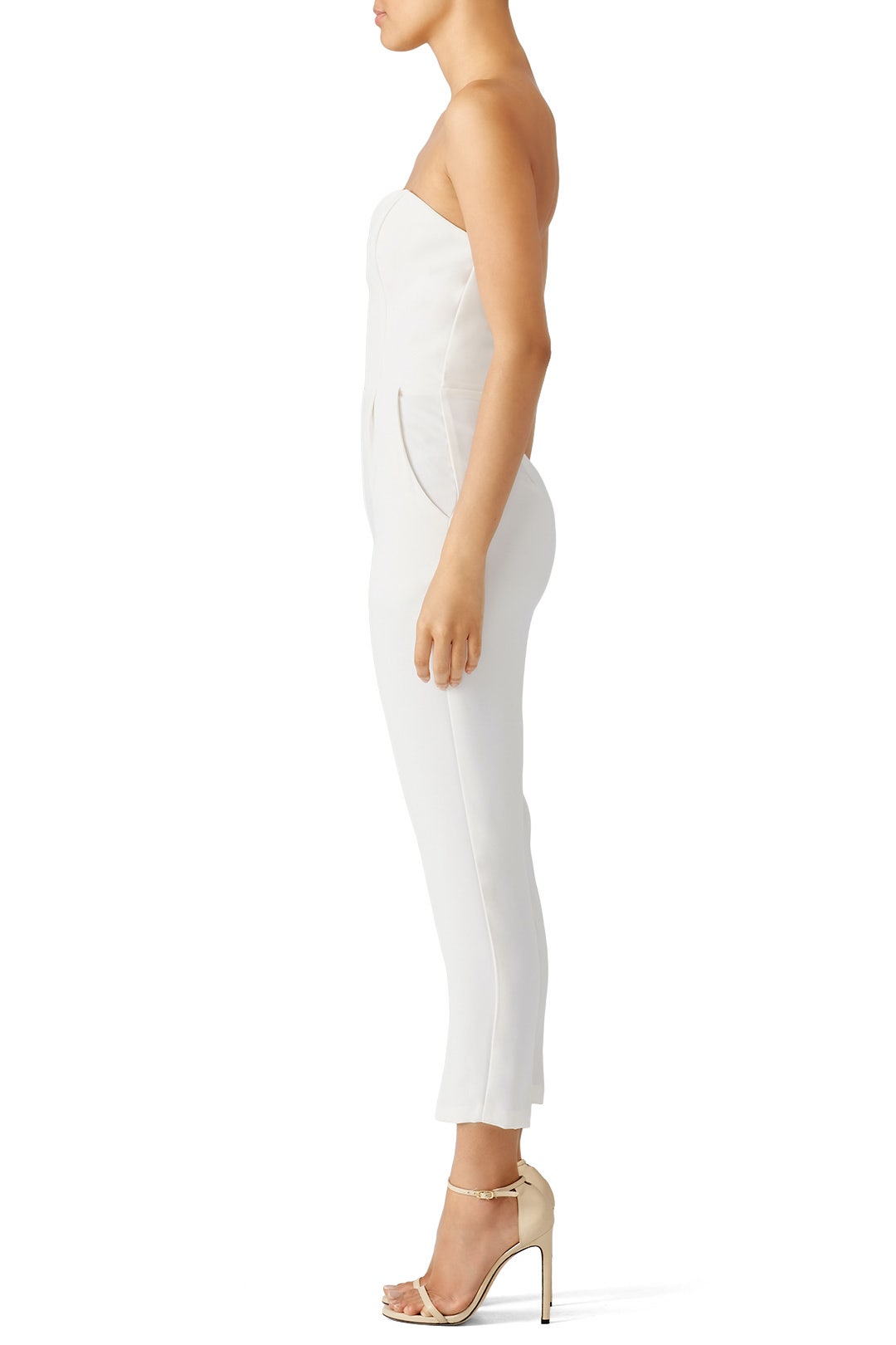 Ivory Sweetheart Jumpsuit by Amanda Uprichard 2
