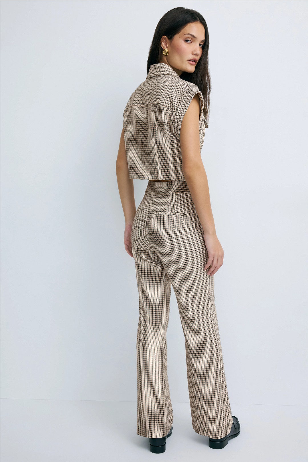 Plaid Flare Trousers by Derek Lam 10 Crosby x RTR 2