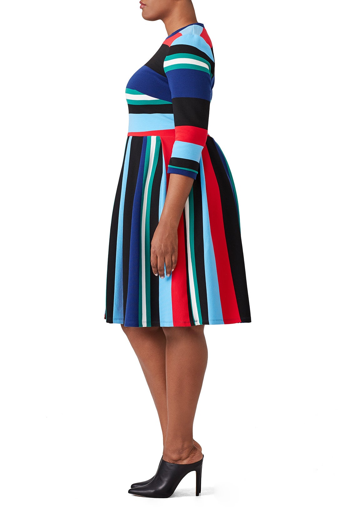 Opposing Striped Knit Dress by ELOQUII 2