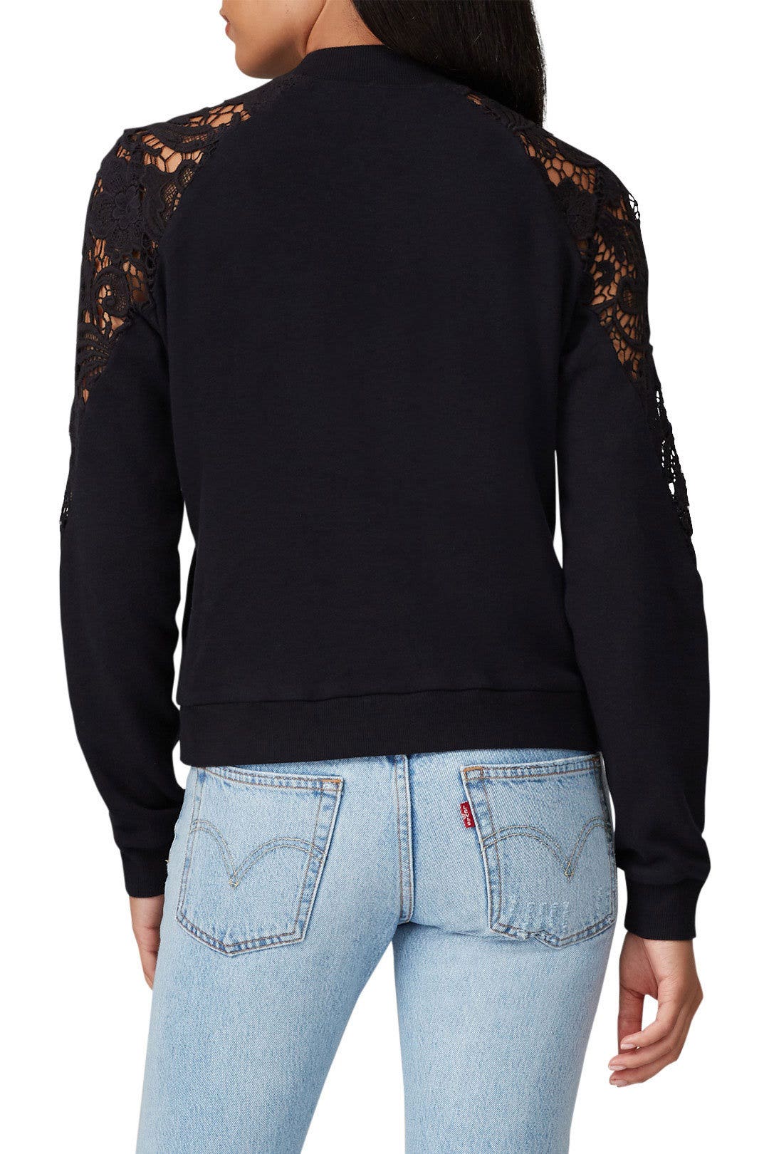 Lace Cutout Sweatshirt by KINLY 2