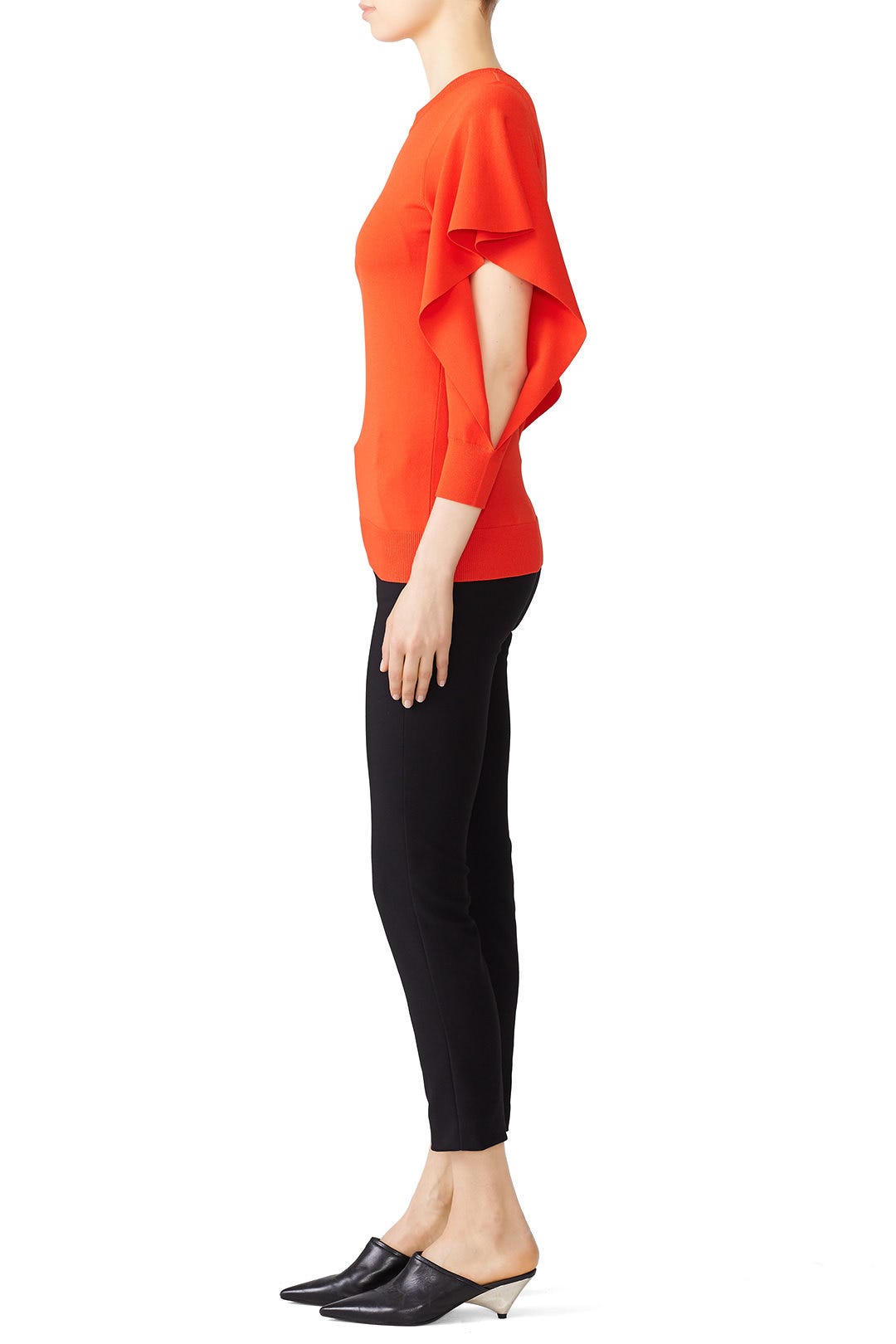 Flounce Sleeve Sweater by Opening Ceremony 1
