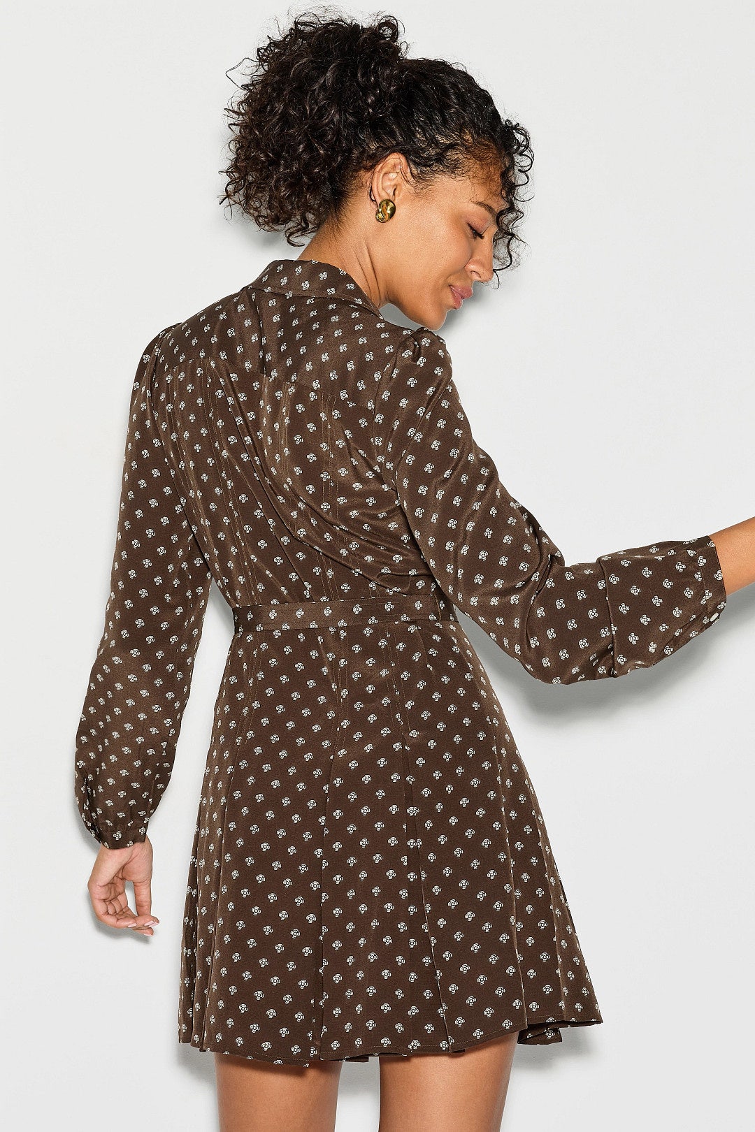 Printed Shirt Dress