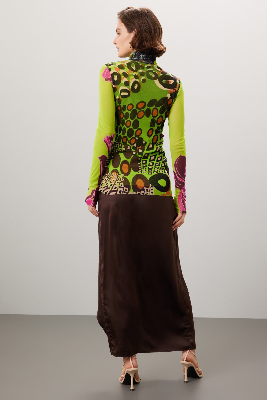 【新品】marte Fluffy Layered Zip Top Sheer Top / 12Jellyfish – MARTE