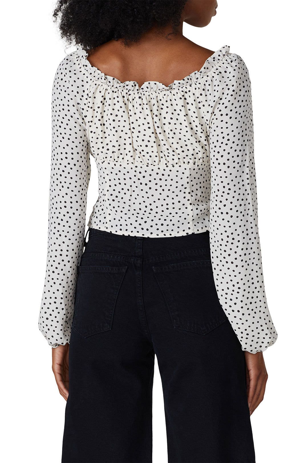 Polka Dot Sweetheart Blouse by Louna 2