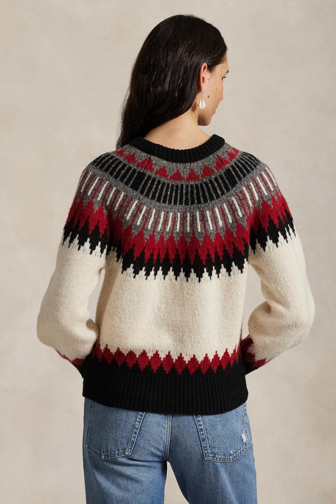 Long Sleeve Crew Neck Pullover Sweater by Polo Ralph Lauren 2