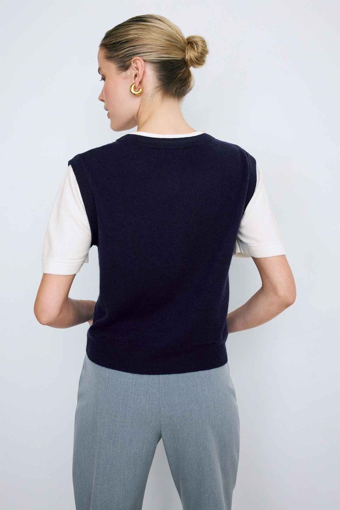 Eurie Argyle Layered Jumper by Sandro 2