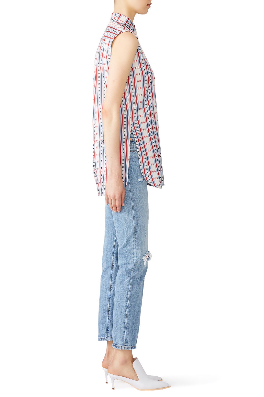 Stripes and Triangles Shirt by Carven 1