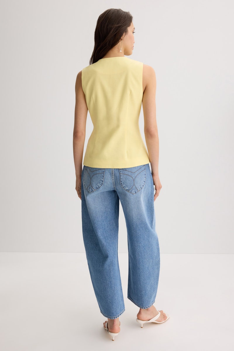 Linen Long Top by Endless Rose - Photo 2