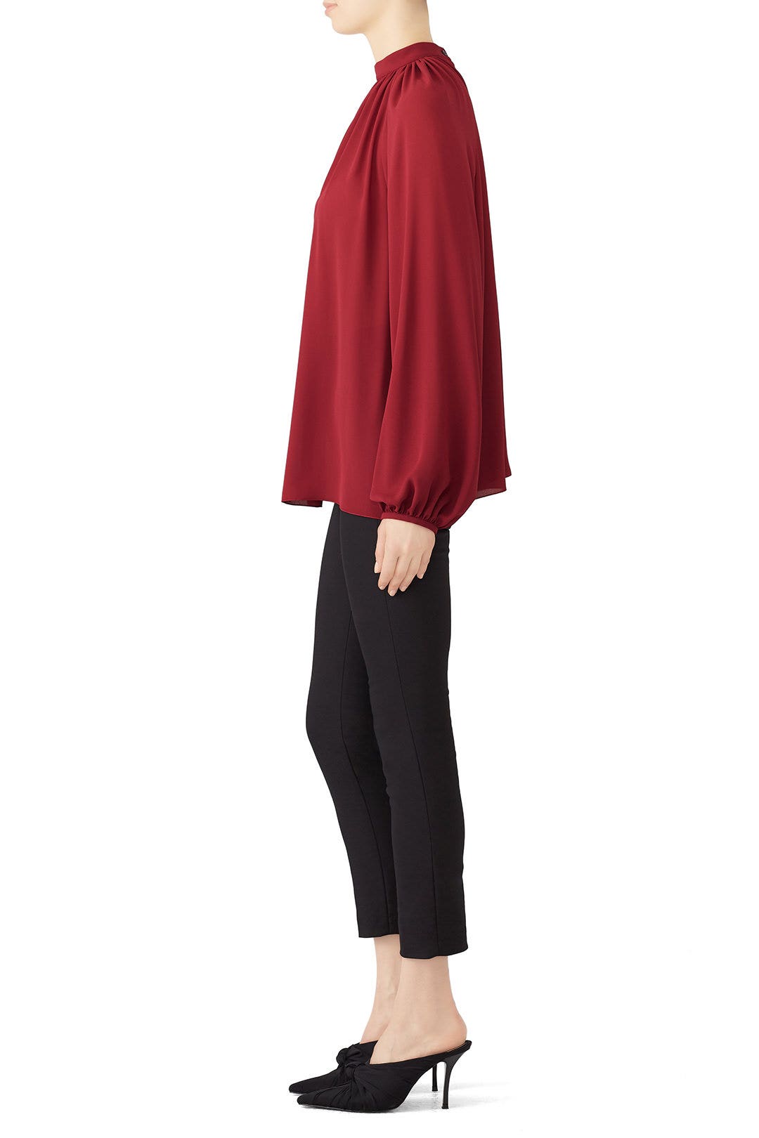 Red Drape Blouse by Giamba 2