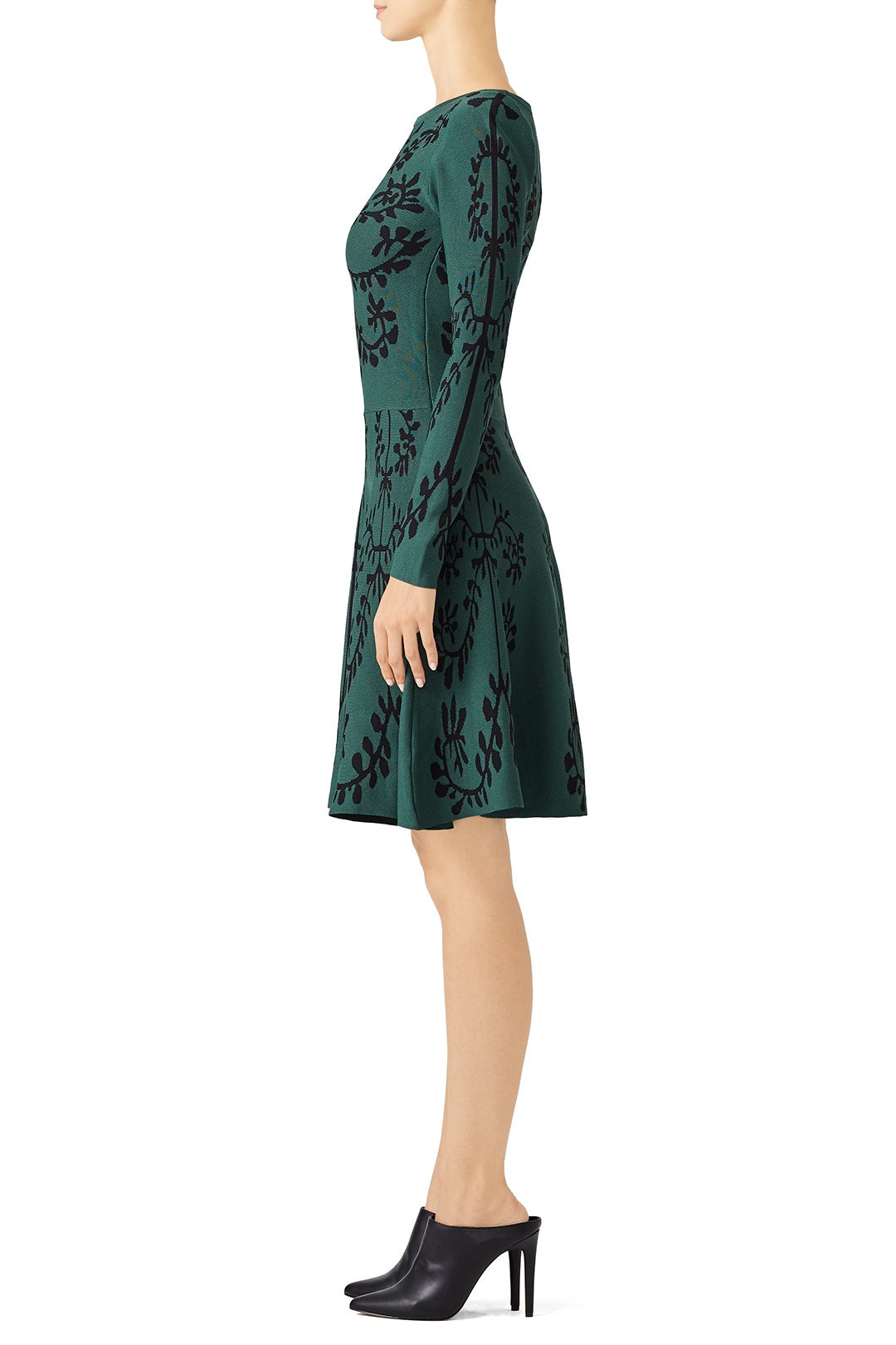Intarsia Flare Dress by John + Jenn | Rent the Runway