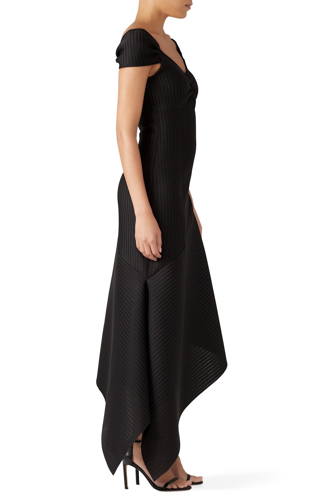 Spongy Stripe Lotus Dress by Opening Ceremony 2