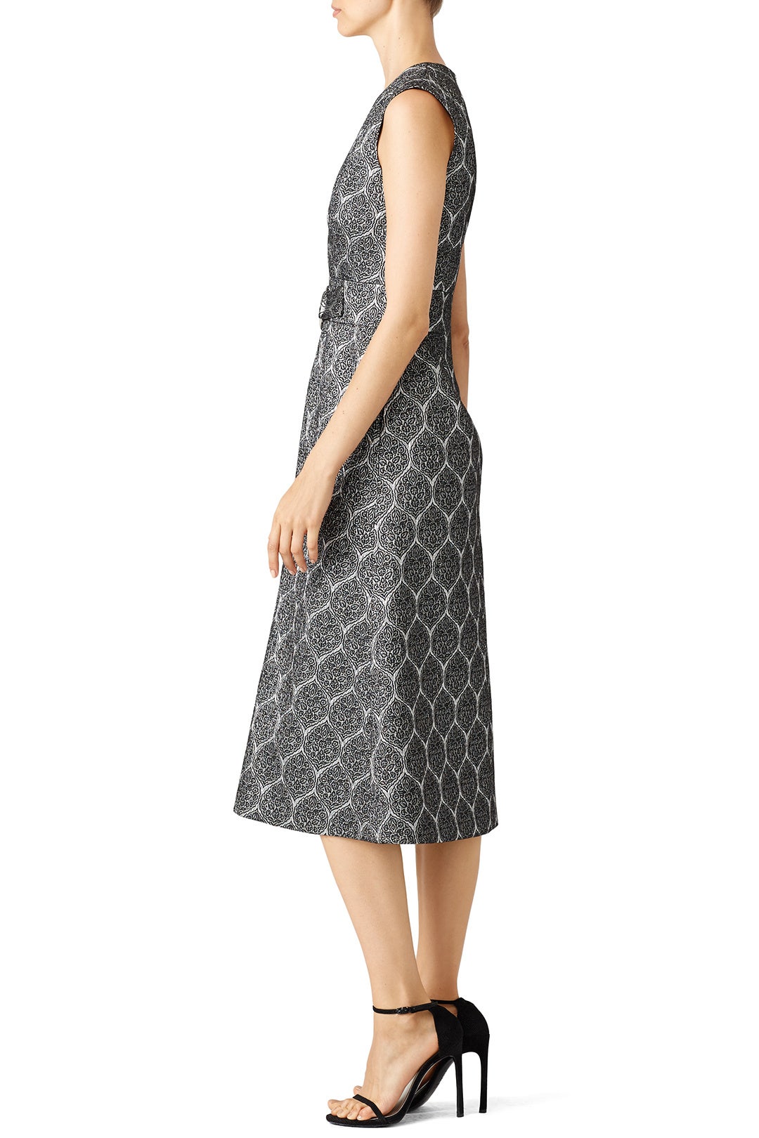 Silver Screen Metallic Dress by Suno 2