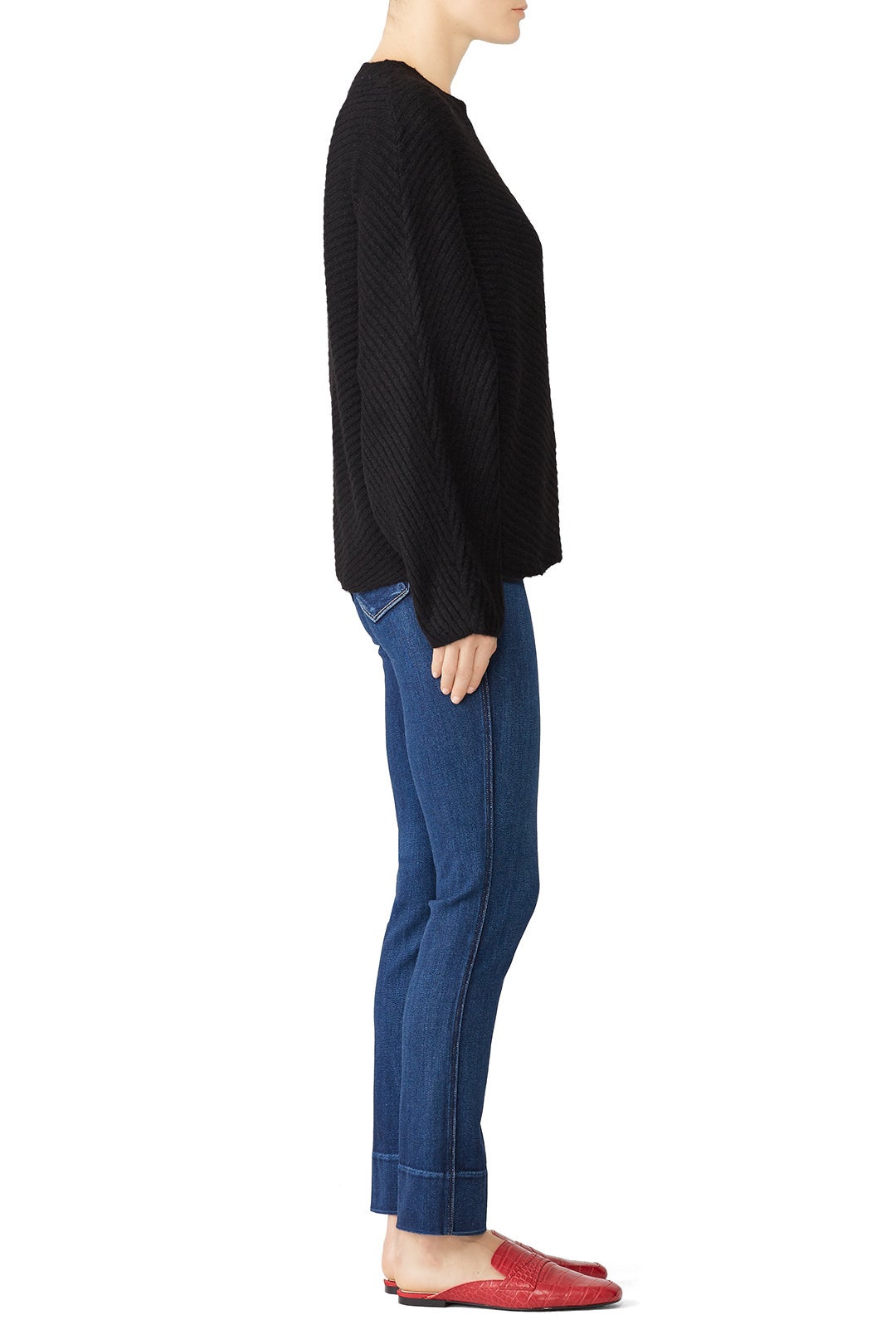 Black Cozy Sweater by Slate & Willow 1