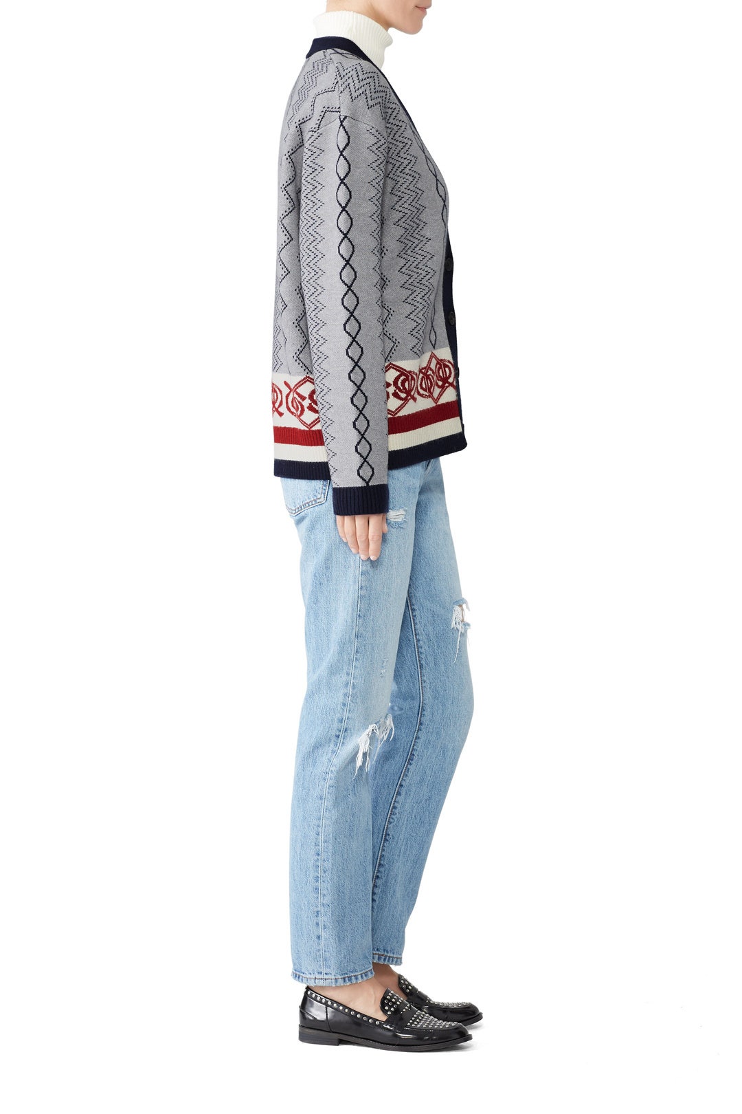 Printed Novelty Cardigan by Slate & Willow 1