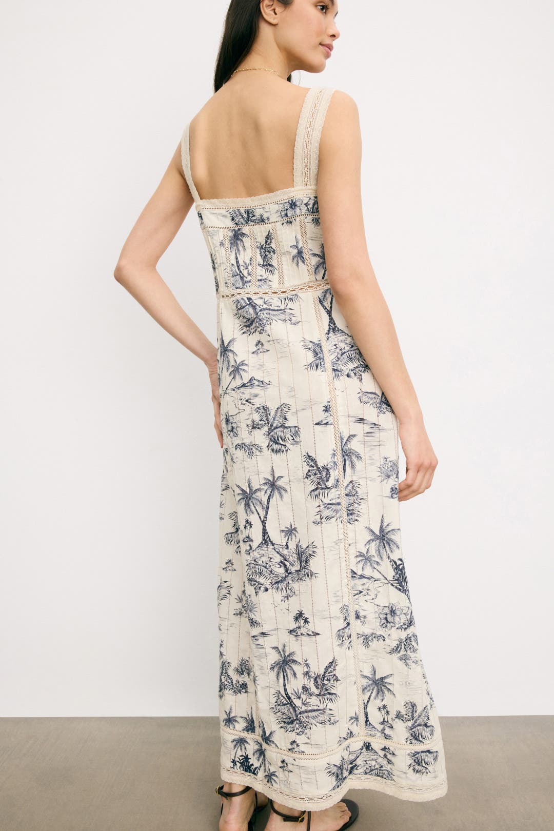 Renaid Cotton Tropical Island Maxi Dress by Zadig & Voltaire