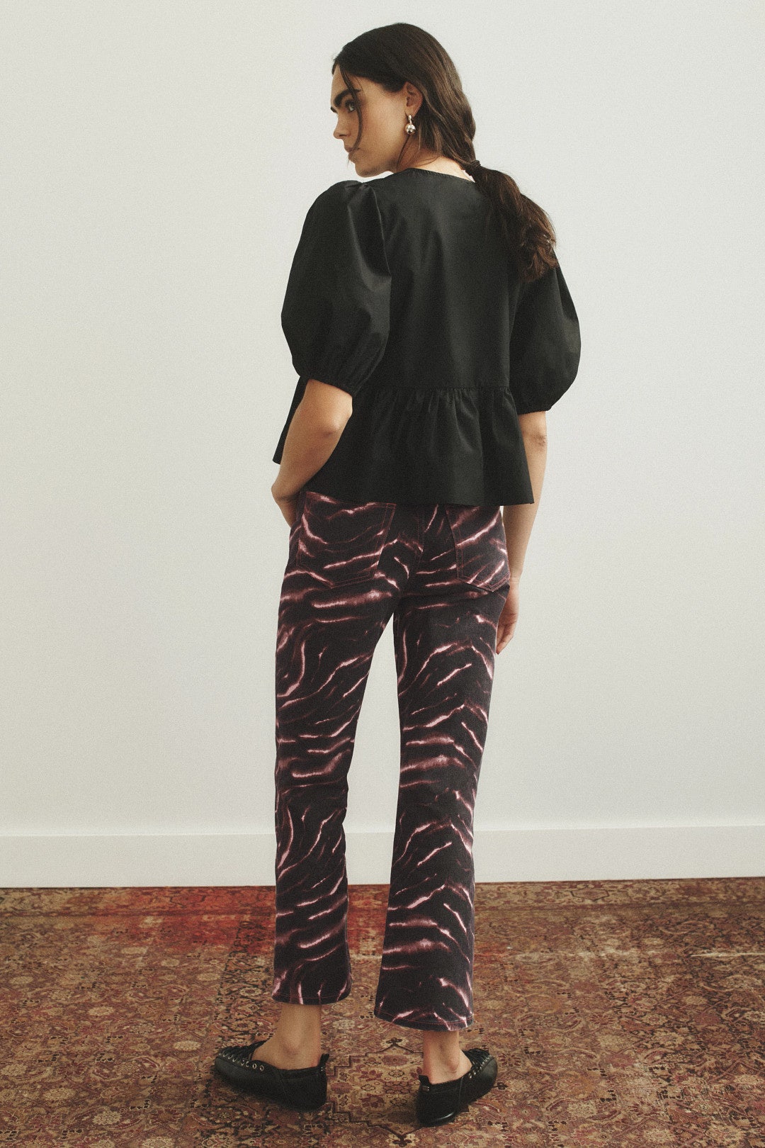 Pink Zebra Print Jeans by GANNI 2