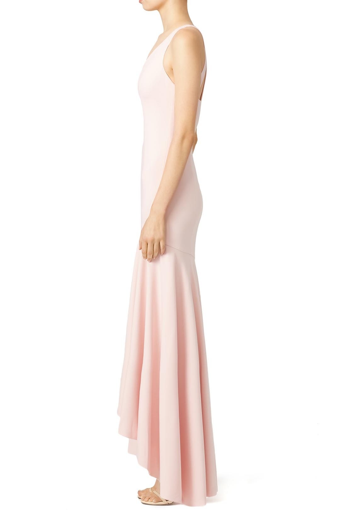 Blush Flutter Cut Gown by Jay Godfrey 1