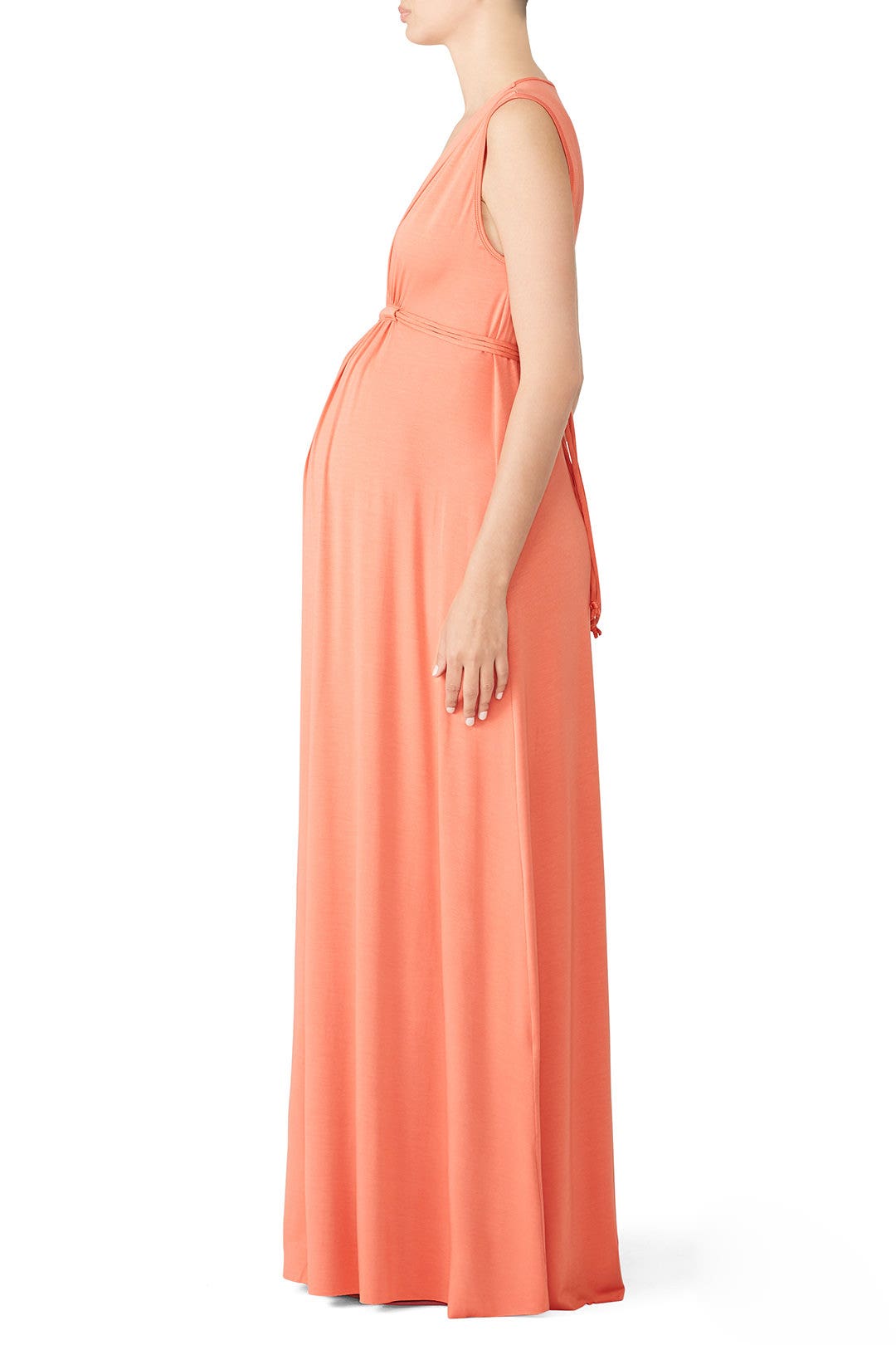 Coral Maternity Maxi by Rachel Pally 2